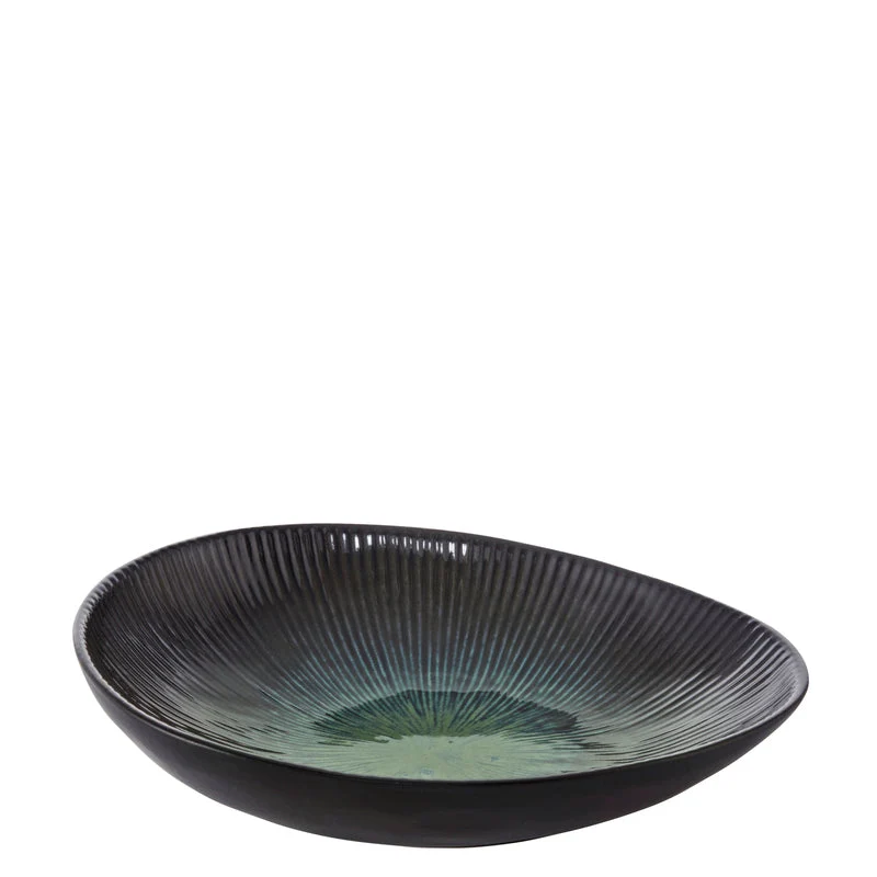 4 Stück WMF Schale coup oval DEEP OCEAN grün 26x23cm