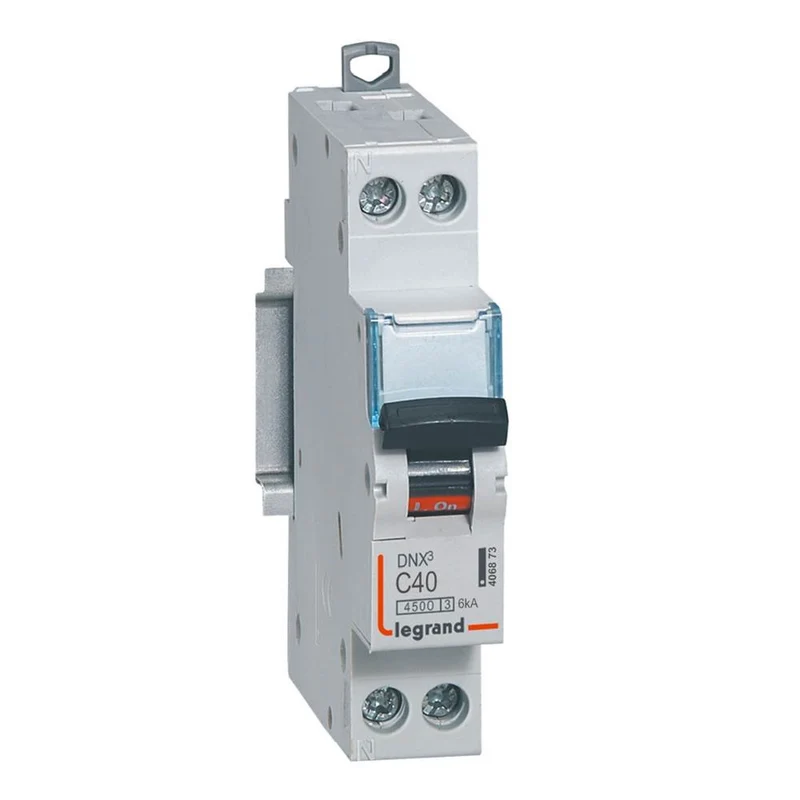 Legrand 406873 DNX3 4500 MCB 1P+N C40A 230V 4.5kA 1 Module