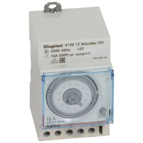 Legrand 412812 Programmable Time Switch Horizontal Dial Daily No Reserve