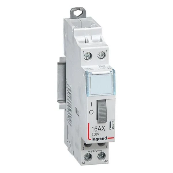 Legrand 412412 CX3 Impulse Relay 2P 16A 250V 2NO DIN Rail