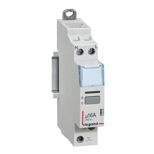 Legrand 412400 CX3 Impulse Relay 1P 16A 250V 1NO DIN Rail