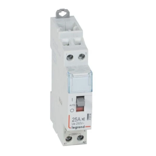 Legrand 412558 CX3 Low Noise Contactor 2P 25A 250V 2NO DIN Rail