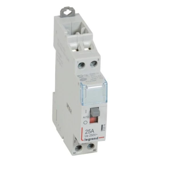 Legrand 412514 CX3 Contactor 2P 25A 250V 2NO DIN Rail
