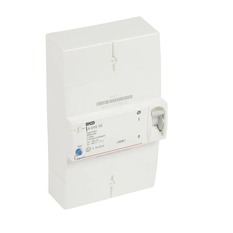 Legrand 401010 Enedis Differential Circuit Breaker 4P 30A 500mA