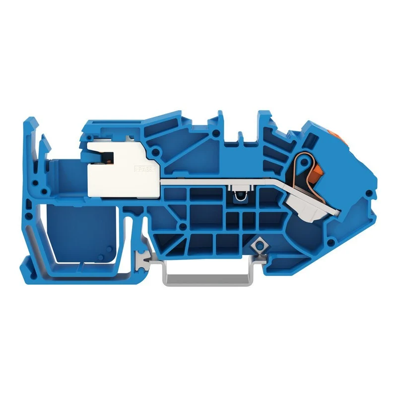 WAGO 2216-7714 1-Conductor N-Disconnect Terminal Block 16 mm² 73 A Blue