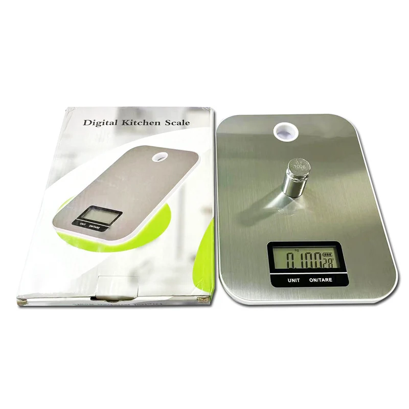 Slim Edelstahl Digitale Küchenwaage