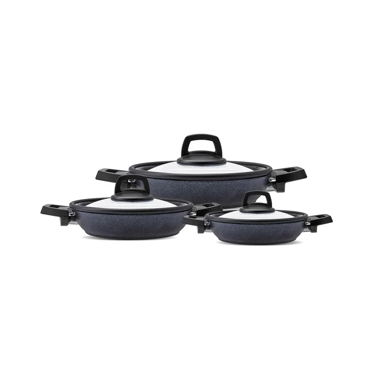 Karaca BioDiamond Antibakteriell Powerful 6 Teile Bratpfanne Set