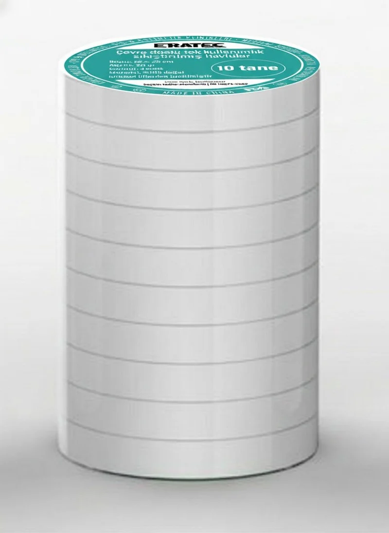 ERATEC Hygienische Einweghandtücher 22×28 cm | 50 g | 10 Stück