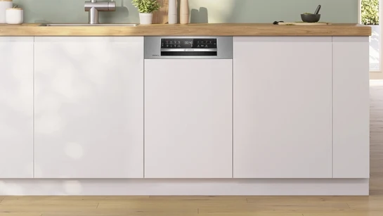 Serie 6 Teilintegrierter Geschirrspüler 45 cm Gebürsteter Stahl SPI6EMS21E