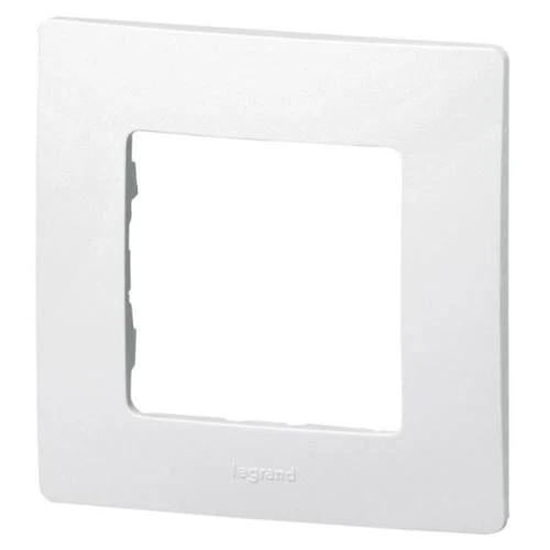 Legrand 665001 Niloé 1-Gang Cover Plate White