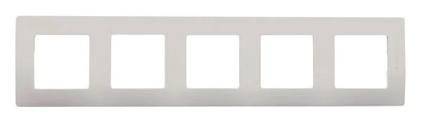 Legrand 665015 Niloé 5-Gang Cover Plate Ivory