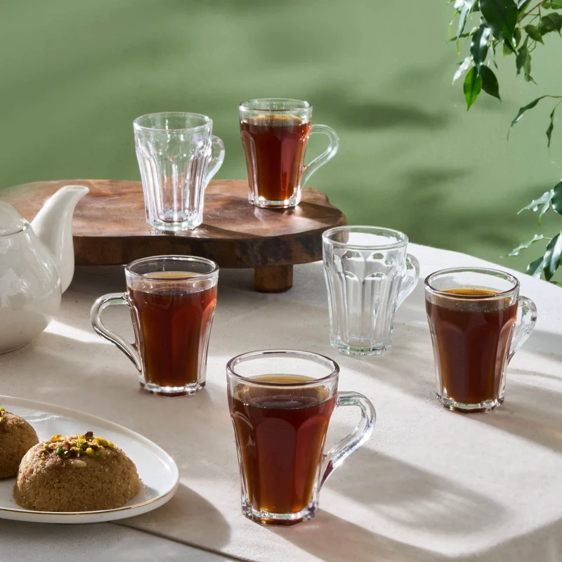 Karaca Leylak 6-teiliges Teegläser-Set, 175 ml