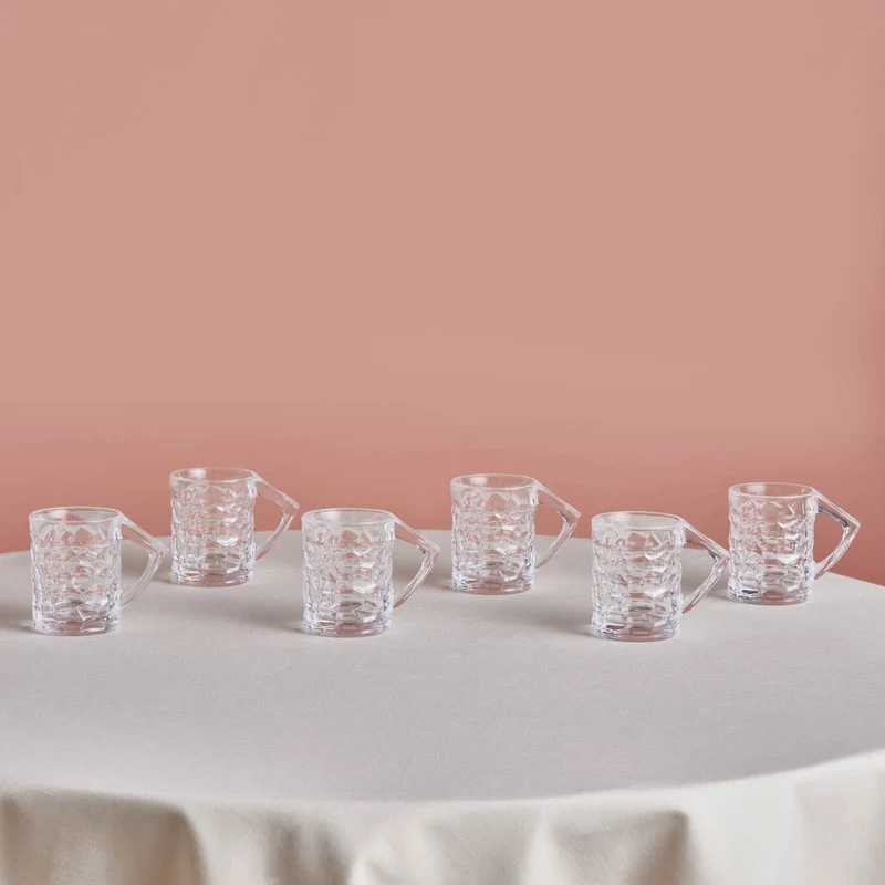 Karaca Defne 6-teiliges Teegläser-Set, 195 ml