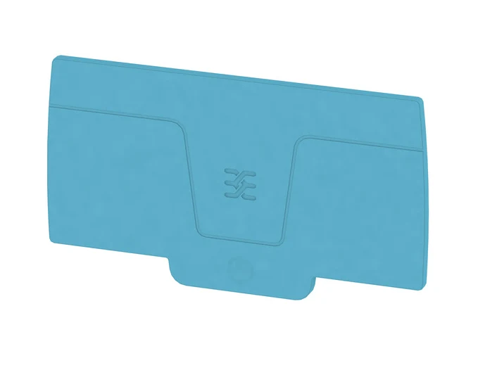 Weidmuller 2490390000 AEP 2C WAP W-Series End Plate Blue