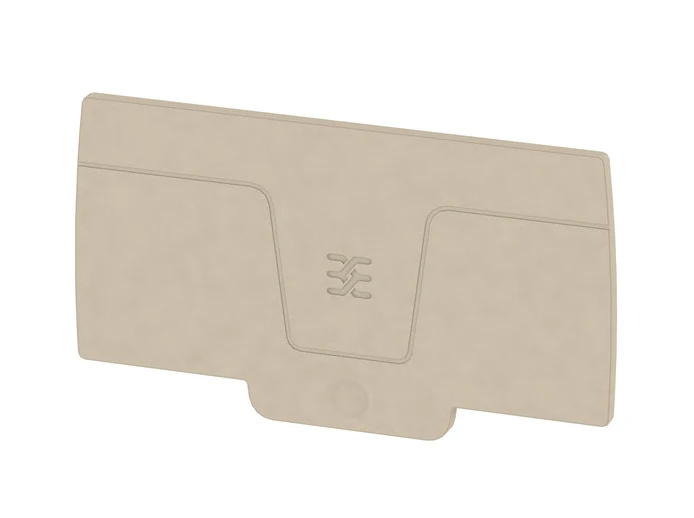 Weidmuller 2490380000 AEP 2C 10/16 A-Series End Plate Dark Beige