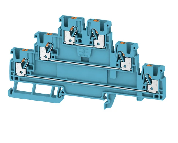 Weidmuller 2428520000 A3T 2,5 WDU Feed-Through Terminal 3mm2 800V 22A Blue
