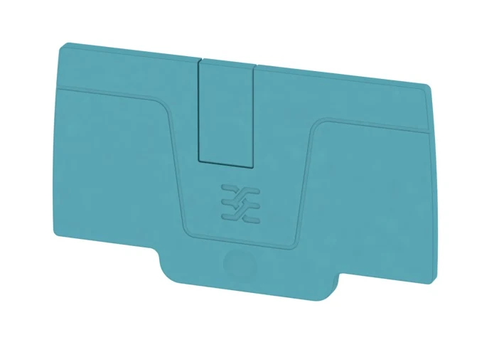 Weidmuller 1991950000 AEP 2C WAP W-Series End Plate Blue