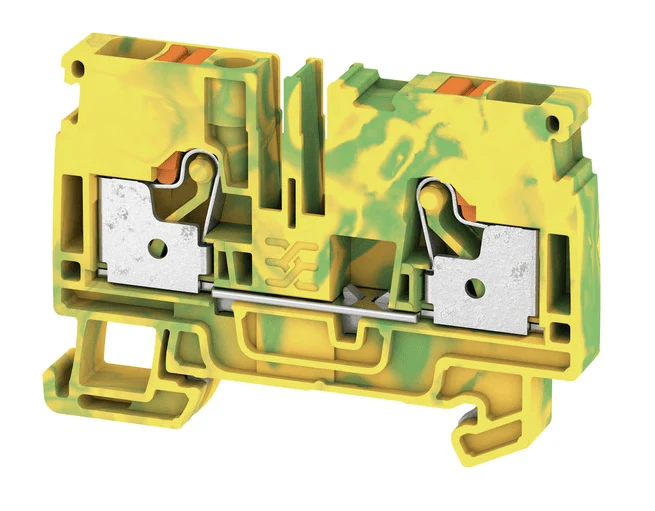 Weidmuller 1991810000 A2C 6 WPE PE Terminal Block 2mm2 Yellow-Green