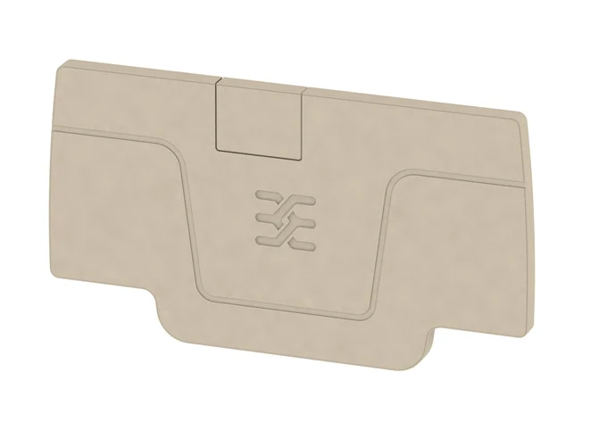 Weidmuller 1514400000 AEP 2C 2.5 A-Series End Plate Dark Beige