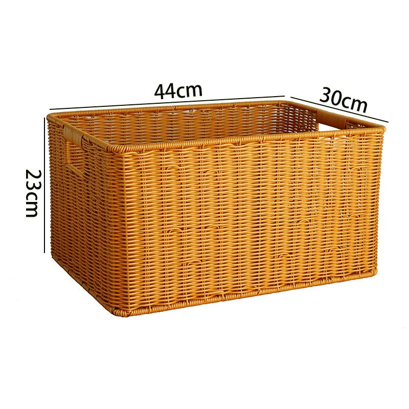 Rattan Aufbewahrungskorb mit Griffen Karnz