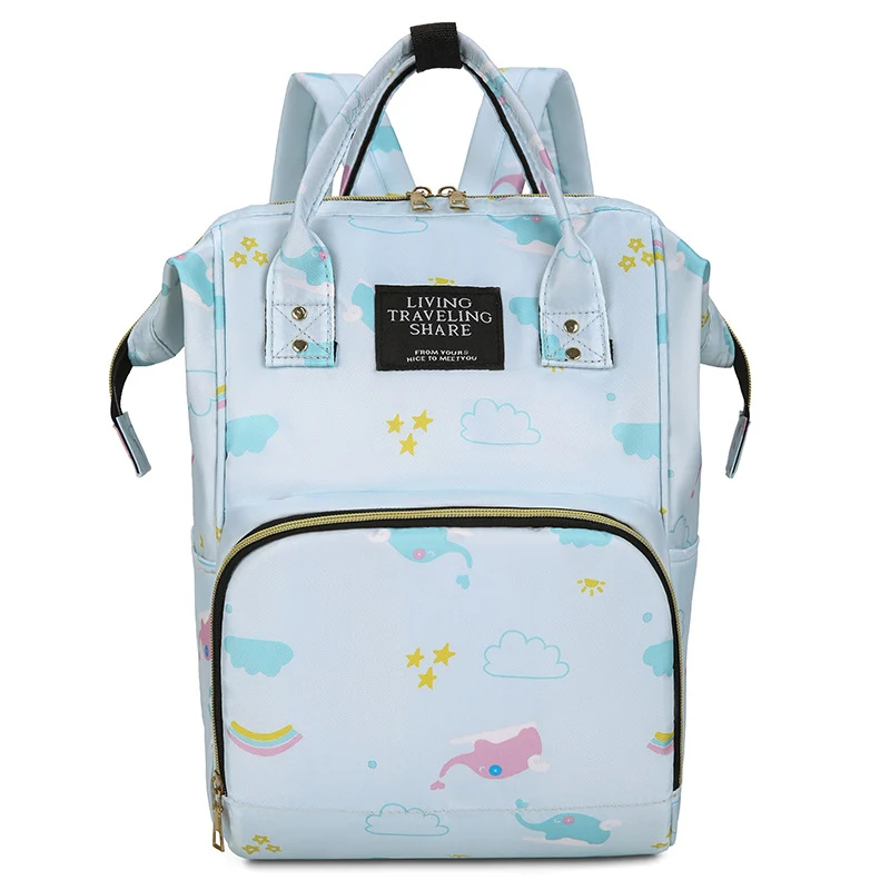 Verspielt bedruckter multifunktionaler Baby-Rucksack Karnz