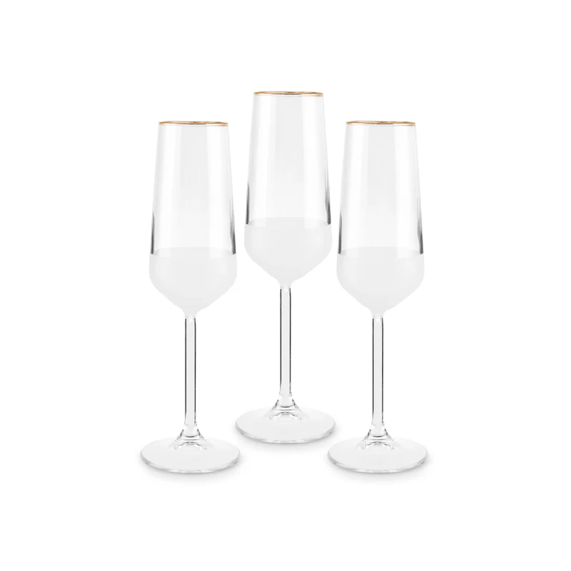 Karaca Jasmine 195 Ml 3er Set Sektgläser