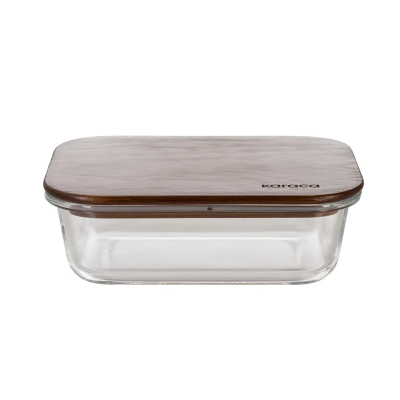 Karaca Karya Acacia – Glasbehälter zur Aufbewahrung 950 ml