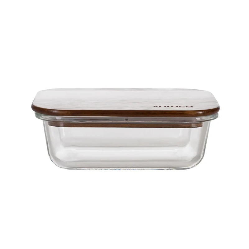 Karaca Karya Acacia – Glasbehälter zur Aufbewahrung 650 ml