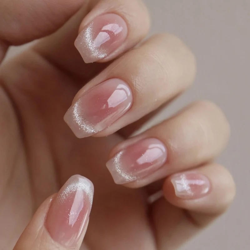 Kunstvolle French-Tip Nagelverlängerungen Karnz