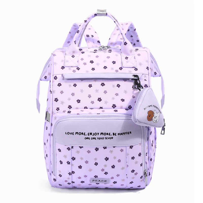 Chic Floral Print Multi-Functional Rucksack Karnz