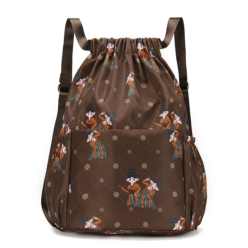 Fun Cartoon Print Drawstring Rucksack Karnz
