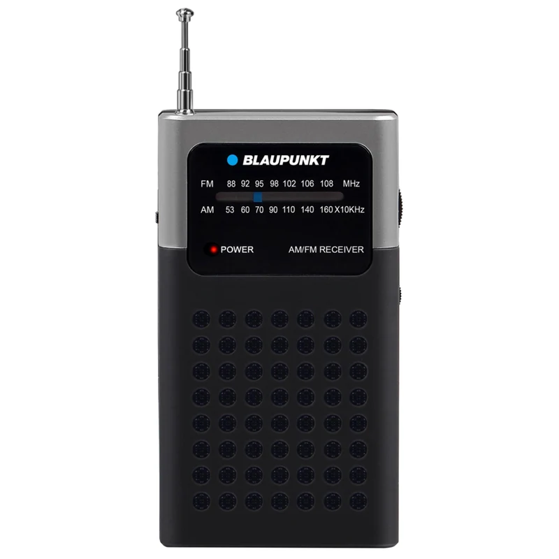 Taschenradio AM/FM Tragbares Radio Teleskopantenne Taschenformat Eingebauter 1,5" Lautsprecher Batteriebetrieben