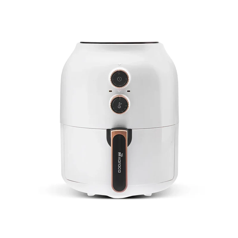Karaca Multifry Weiß Heißluftfritteuse Ölfreie Fritteuse, 3.5L, 1300W