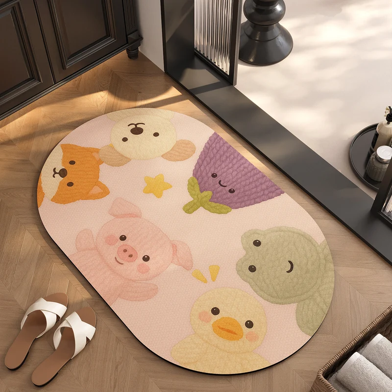 Verspielt Tiermotiv Teppich