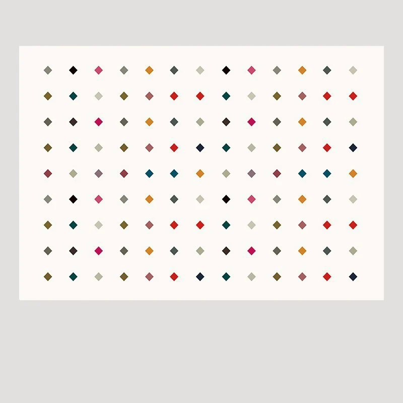 Dekorativer geometrischer Bodenmatte