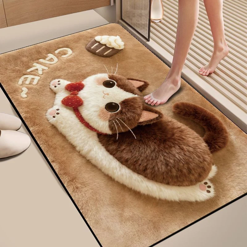 Niedlicher tierisches Badeteppich
