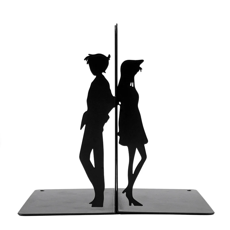 Künstlerische Silhouette Buchstützen