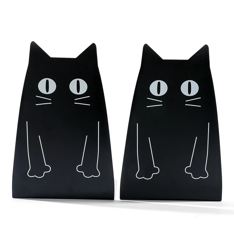 Verspielte katzenmotivierte Buchstützen