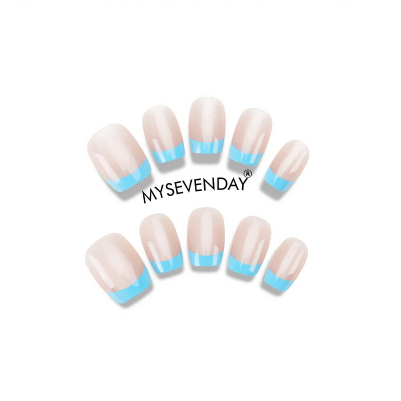 Dekorativer Press-On Nagelset Karnz